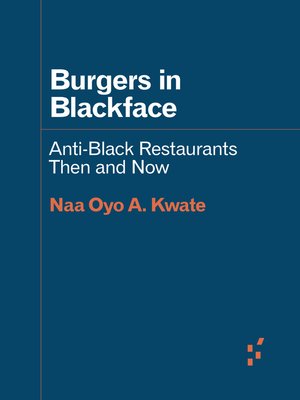 cover image of Burgers in Blackface
